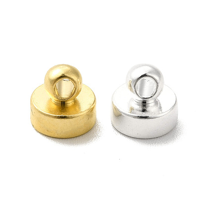 Brass Pendant Bails, Cadmium Free & Lead Free, Flat Round