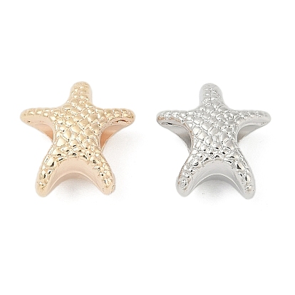 Ccb пластиковые европейские бусины, бусины с большим отверстием, морская звезда