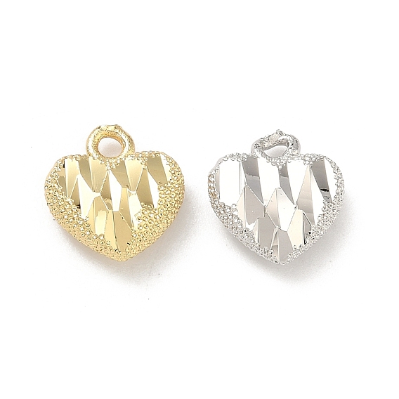 Латунные подвески, сердце прелести, без кадмия и без свинца, долговечный, стойки покрытие