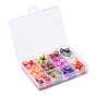 240Pcs 12 Kinds of Fruit Handmade Polymer Clay Beads, for Jewelry Making Bracelets Necklaces Earrings
