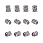 Alloy Bead, Large Hole Beads, Column with Triangle