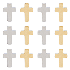 12шт 2 цвета 304 шарики из нержавеющей стали, крестик