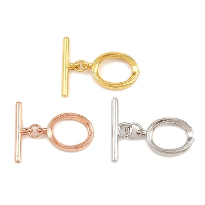 Овальные латунные застежки-тоглы, без кадмия и без свинца, долговечный