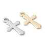304 миниатюрные подвески-крестики из нержавеющей стали, лазерная резка