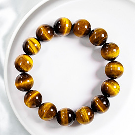 Shipping yellow tiger eye stone crystal bracelet for men and women Buddhist beads tiger crystal bracelet gift