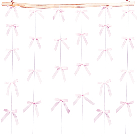 6шт. полиэстеровые бантики для подвешивания, для праздничного и праздничного оформления