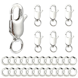 Карабин-лобстеры, латунные, с прыжковых колец