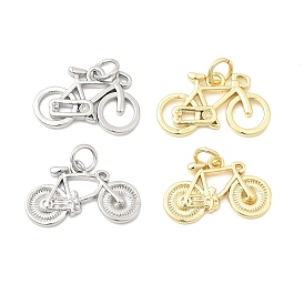 Латунные подвески, с целью перехода в кольце, велосипедные прелести, стойки покрытие, долговечный, без свинца и без кадмия