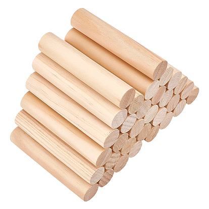 32шт. деревянных круглых палочек, поделки товары для рукоделия