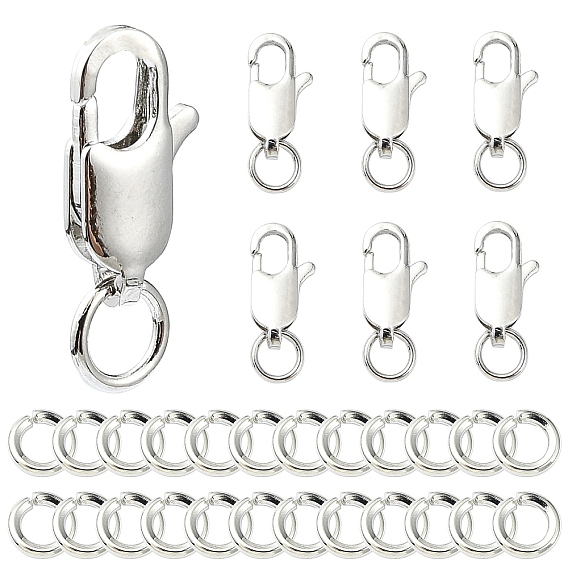 Карабин-лобстеры, латунные, с прыжковых колец