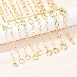 Латунные цепочки и лариаты, долговечный, стойки покрытие, без свинца и без кадмия