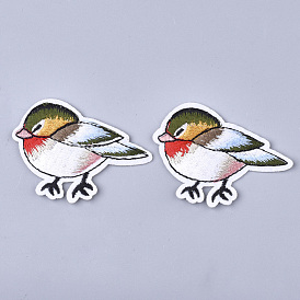 Computerized Embroidery Cloth Iron On Patches, Costume Accessories, Appliques, Bird