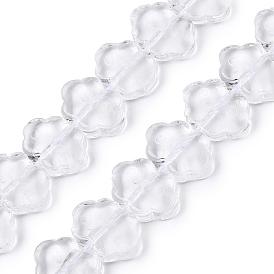 Прозрачные стеклянные бусины, облака