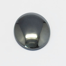 Non-magnetic Synthetic Hematite Cabochons, Grade A, Oval