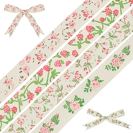 4сумки 4 цветные искусственные шелковые ленты с принтом, с искусственным хлопком