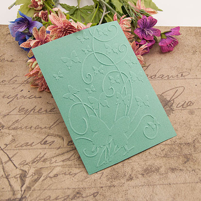 Transparent Clear Plastic Embossing Template Folders, For DIY Scrapbooking/Photo Album Decorative/Embossed Paper, Stamp Sheets
