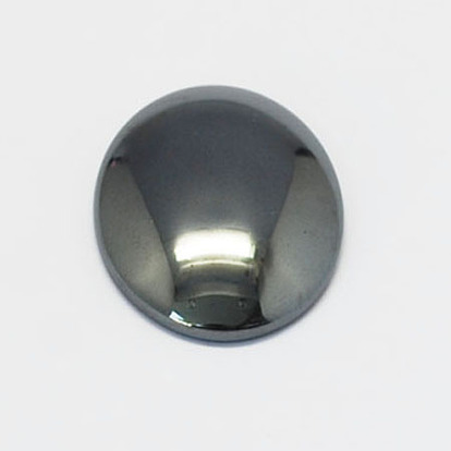 Non-magnetic Synthetic Hematite Cabochons, Grade A, Oval