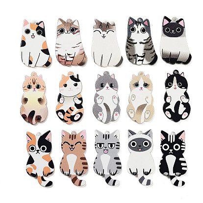 Акриловые подвески, кошачья тема