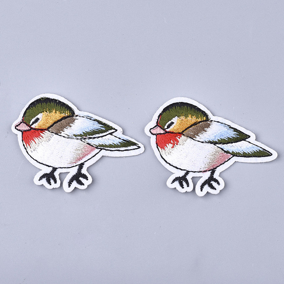 Computerized Embroidery Cloth Iron On Patches, Costume Accessories, Appliques, Bird