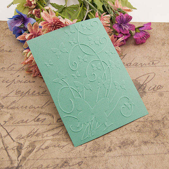 Transparent Clear Plastic Embossing Template Folders, For DIY Scrapbooking/Photo Album Decorative/Embossed Paper, Stamp Sheets