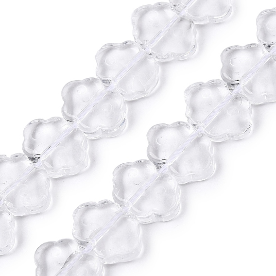 Прозрачные стеклянные бусины, облака