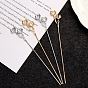 Alloy Hair Stick Findings, Flower