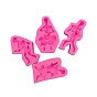 DIY Silicone Molds, Resin Casting Molds, for UV Resin, Epoxy Resin Craft Making, Halloween Skull with Musical Instrument