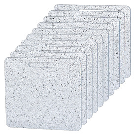 Блестящая акриловая бирка-бейдж медсестры, прямоугольные