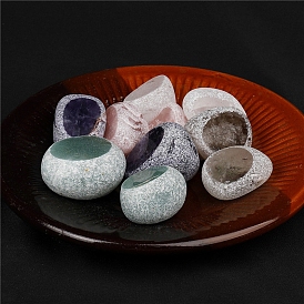 Gemstone Dinosaur Egg Display Decorations, Home Office Decoration