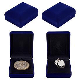 Прямоугольный пластиковый ящик для хранения медалей, с губкой