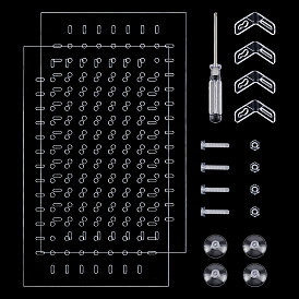 Акриловая изоляционная плита для аквариума, с присосками из ПВХ, прямоугольные