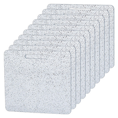 Блестящая акриловая бирка-бейдж медсестры, прямоугольные