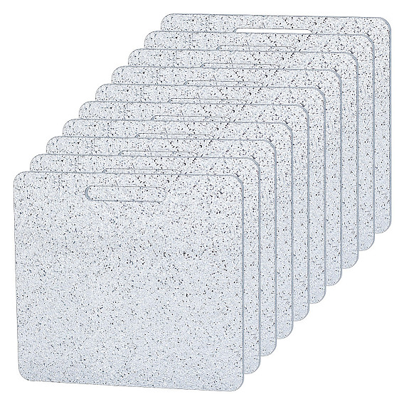 Блестящая акриловая бирка-бейдж медсестры, прямоугольные