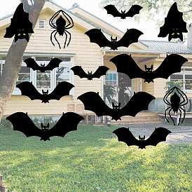 Halloween Theme Hanging Display, Party Decoration, Decorative Props for Garden, Home, Bat/Spider