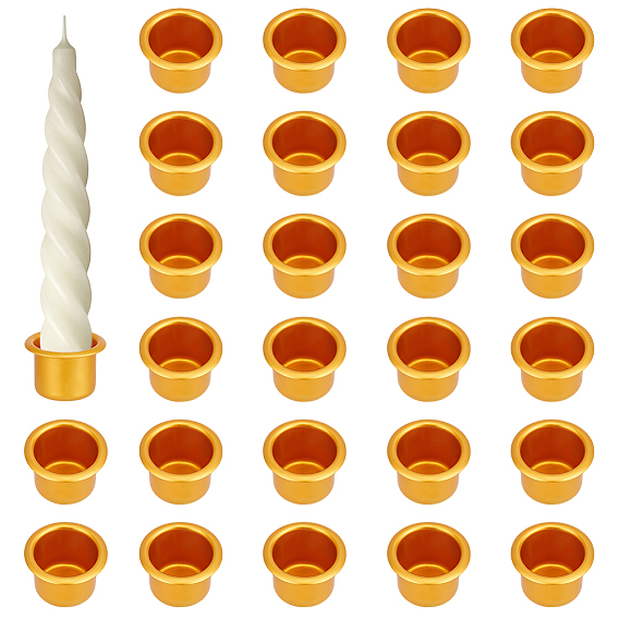 40шт алюминиевая чаша для свечей, аксессуары для баночных свечей, форма шляпы