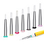 7шт. 7 цвета нейлоновая игла с тупым концом для дозирования кисть, для измерения жидкостей, эпоксидная смола, изделия ручной работы
