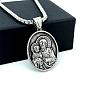 304 Мужские подвески-ожерелья из нержавеющей стали с изображением святого Иосифа и младенца Иисуса