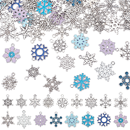 17 Style Alloy Pendants, Snowflake