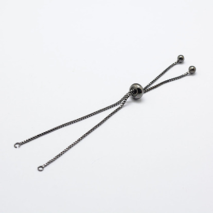 Gestellbeschichtung Messingkette Armbandherstellung, langlebig überzogen, Slider Armbänder machen