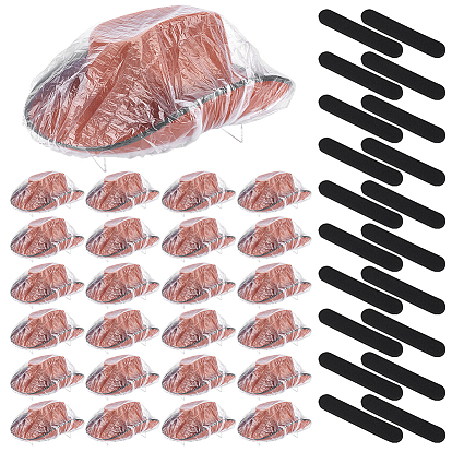 Одноразовый чехол на сиденье из полиэтиленового пластика, с поролоновой лентой для уменьшения размера шапки из ЭВА для электромобилей