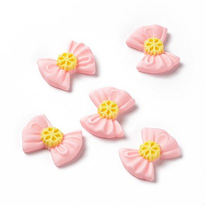 Opaque Resin Cabochons, Bowknot