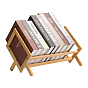 Bamboo Bookends, Decorative Book Holders for Home & Office