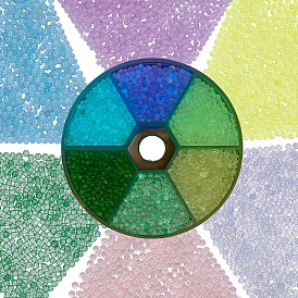 5040 шт. 6 цветные светящиеся пузырьковые микрошарики