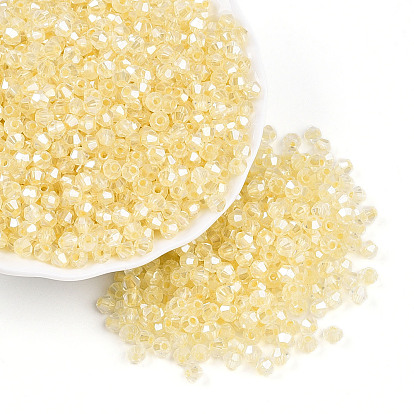 Бисер из стекла , внутри цветов, двухконусные