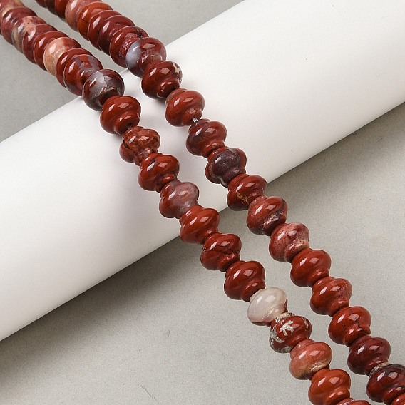 Натуральные красные яшмы бусы пряди, фонарь