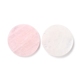 Natural Gemstone Cup Mats, Flat Round