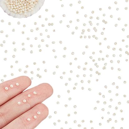 138~140 шт. нити бусин из натурального культивированного пресноводного жемчуга, картофель