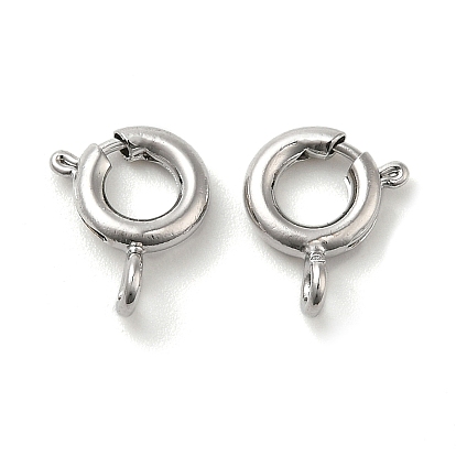 Brass Spring Ring Clasps, Ring
