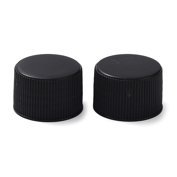 PE Plastic Screw Caps, Refillable Bottle Replacement Lid, Round