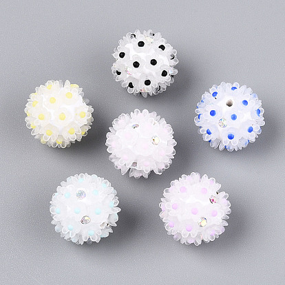 Стразы из полимерной глины ручной работы с цветком ромашки из смолы, для телефонных цепей, кукольные брелоки и украшения своими руками